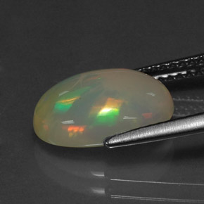 Opala multicolorido natural 2,25ct, transparente, transparente/translúcido