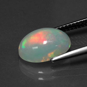 Opala multicolorido natural 2,06ct, transparente, transparente/translúcido