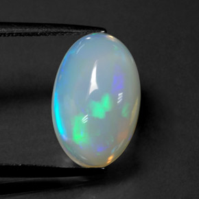 Opala multicolorido natural 3,63ct, transparente, transparente/translúcido