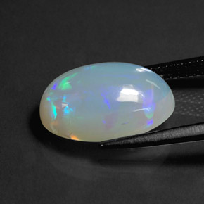Opala multicolorido natural 3,63ct, transparente, transparente/translúcido