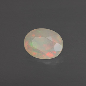 Opala multicolorido natural 0,63ct, transparente, transparente/translúcido