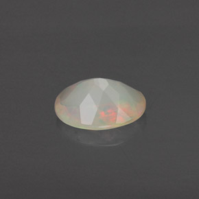 Opala multicolorido natural 0,63ct, transparente, transparente/translúcido