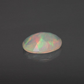 Opala multicolorido natural 0,70ct, transparente, transparente/translúcido