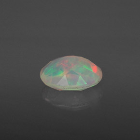 Opala multicolorido natural 0,83ct, transparente, transparente/translúcido