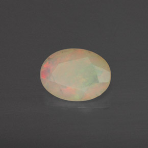 Opala multicolorido natural 0,64ct, transparente, transparente/translúcido