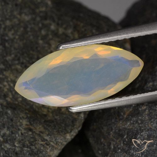 1.61ct Natural Multicolorido Opala, Marquesa, Transparente