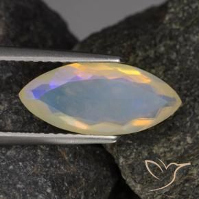 Opala Multicolorido Natural 1.61ct, Marquesa, Transparente