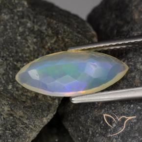 Opala Multicolorido Natural 1.61ct, Marquesa, Transparente