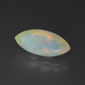 Opala multicolorido natural 2,16ct, marquise, transparente
