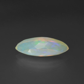 Opala multicolorido natural 2,16ct, marquise, transparente