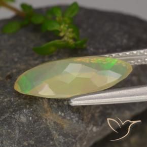 Opala Multicolorido Natural 1.35ct, Marquesa, Transparente