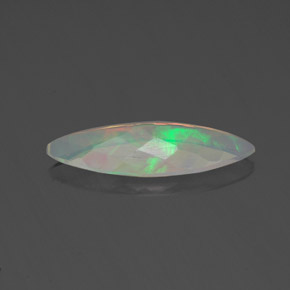 Opala multicolorido natural 0,94ct, marquise, transparente
