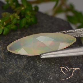Opala Multicolorido Natural 1.27ct, Marquesa, Transparente