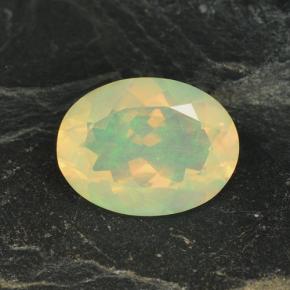 Opala multicolorido natural 2,17ct, corte oval, transparente