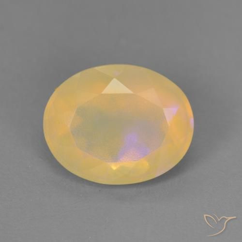 Opala Multicolorido Natural 1.59ct, oval, Transparente