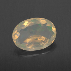 Opala multicolorido natural 1,72ct, corte oval, transparente