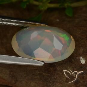 Opala Multicolorido Natural 1.83ct, oval, Transparente
