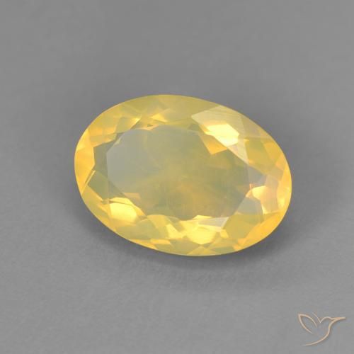 Opala multicolorido natural 1,45ct, corte oval, transparente