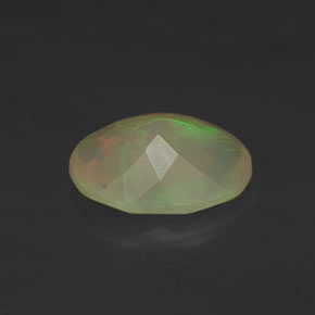 Opala multicolorido natural 1,27ct, transparente, transparente/translúcido