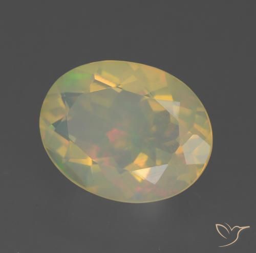 Opala Multicolorido Natural 1.59ct, oval, Transparente
