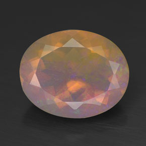 Opala multicolorido natural 2,12ct, transparente, transparente/translúcido