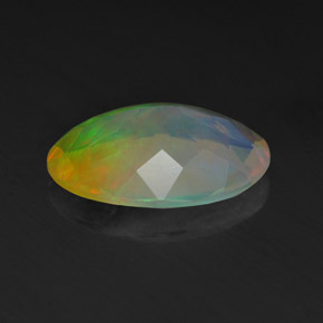 Opala multicolorido natural 1,16ct, transparente, transparente/translúcido
