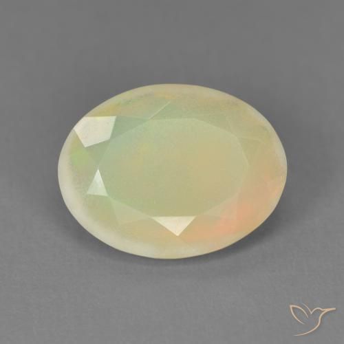 1.96ct Natural Multicolorido Opala, oval, Translúcido