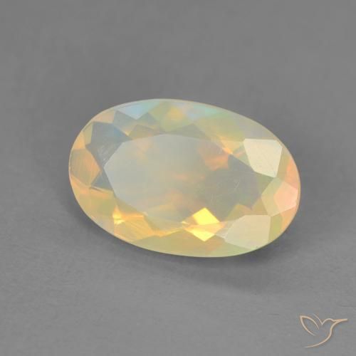 Opala Multicolorido Natural 1.42ct, oval, Transparente