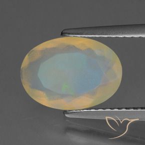 Opala Multicolorido Natural 1.61ct, oval, Transparente