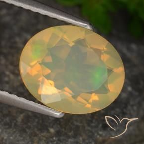 Opala Multicolorido Natural 1.54ct, oval, Transparente