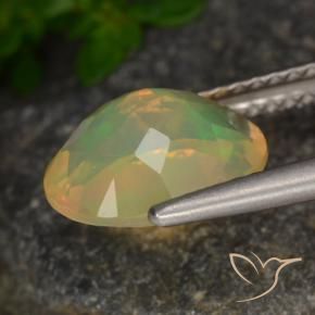 Opala Multicolorido Natural 1.54ct, oval, Transparente