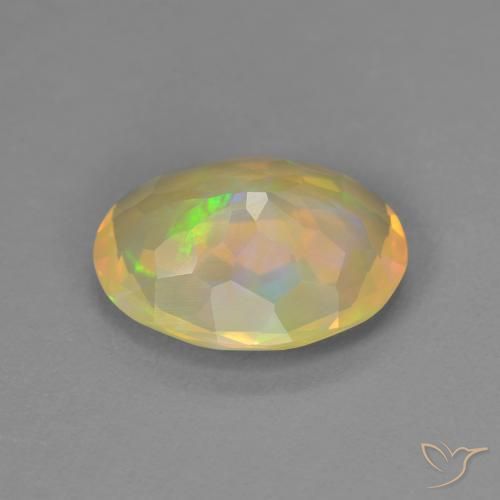 Opala Multicolorido Natural 1.69ct, oval, Transparente