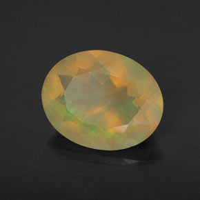 Opala multicolorido natural 1,36ct, transparente, transparente/translúcido