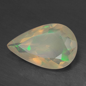 Opala multicolorido natural 1,99ct, transparente, transparente/translúcido