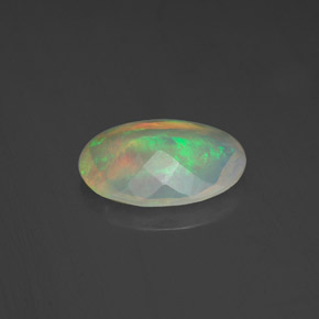 Opala multicolorido natural 1,06ct, transparente, transparente/translúcido