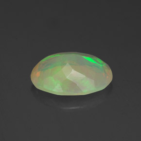 Opala multicolorido natural 1,36ct, transparente, transparente/translúcido