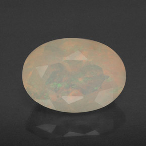 Opala multicolorido natural 1,86ct, transparente, transparente/translúcido