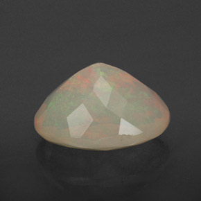 Opala multicolorido natural 1,86ct, transparente, transparente/translúcido