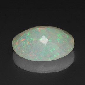 Opala multicolorido natural 1,53ct, transparente, transparente/translúcido
