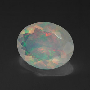 Opala multicolorido natural 1,88ct, transparente, transparente/translúcido