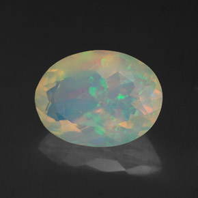 Opala multicolorido natural 1,93ct, transparente, transparente/translúcido