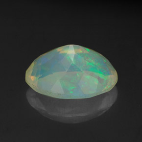 Opala multicolorido natural 1,93ct, transparente, transparente/translúcido