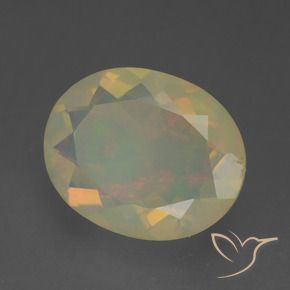 Opala Multicolorido Natural 1.71ct, oval, Transparente