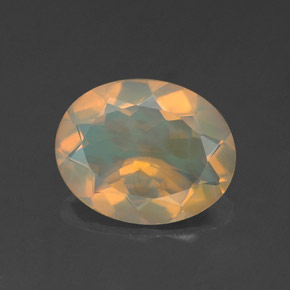 Opala multicolorido natural 1,39ct, transparente, transparente/translúcido