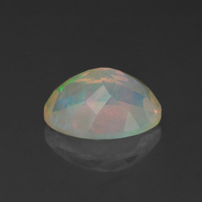 Opala multicolorido natural 1,52ct, transparente, transparente/translúcido