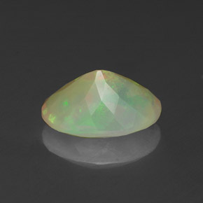 Opala multicolorido natural 1,27ct, transparente, transparente/translúcido