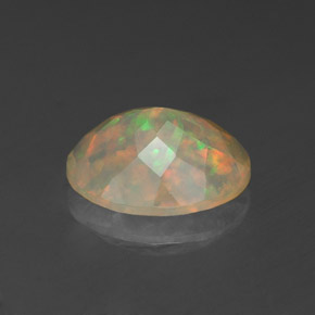 Opala multicolorido natural 1,39ct, transparente, transparente/translúcido