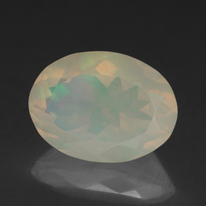 Opala multicolorido natural 1,97ct, transparente, transparente/translúcido