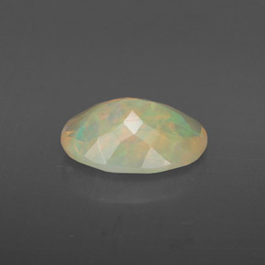 Opala multicolorido natural 1,38ct, transparente, transparente/translúcido