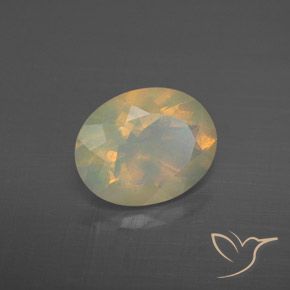 Opala Multicolorido Natural 1.50ct, oval, Transparente